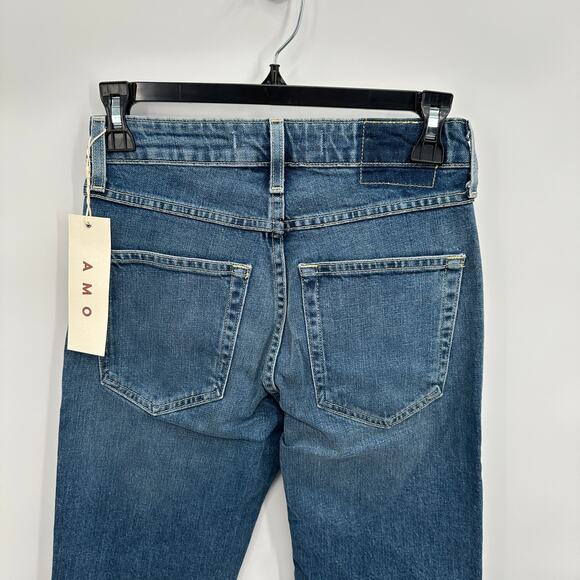 AMO NWT Bella Slight Boot Crop Denim Jean in Crush // 00 - Picture 12 of 15